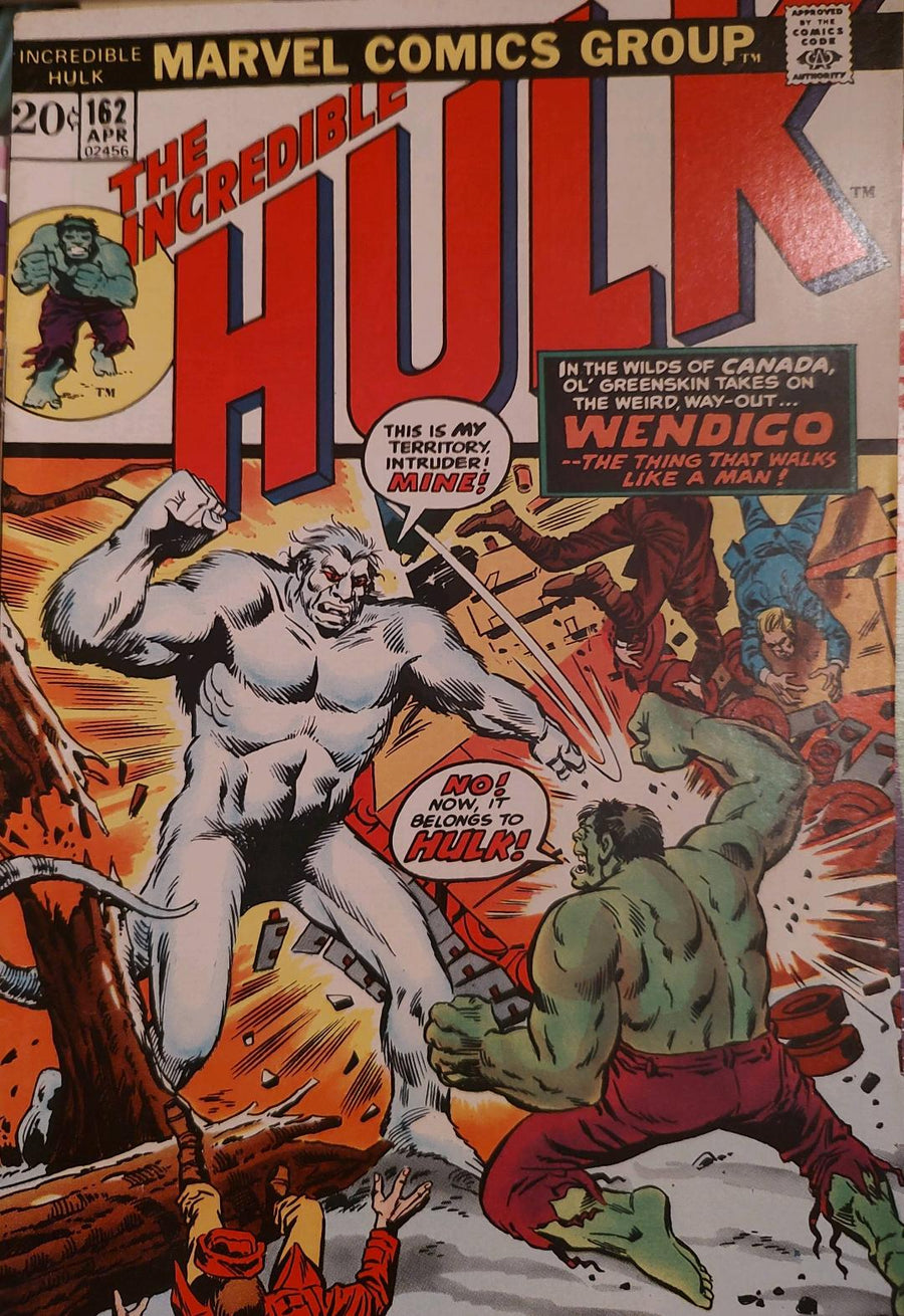 The Incredible Hulk #162 Comic Book Cover