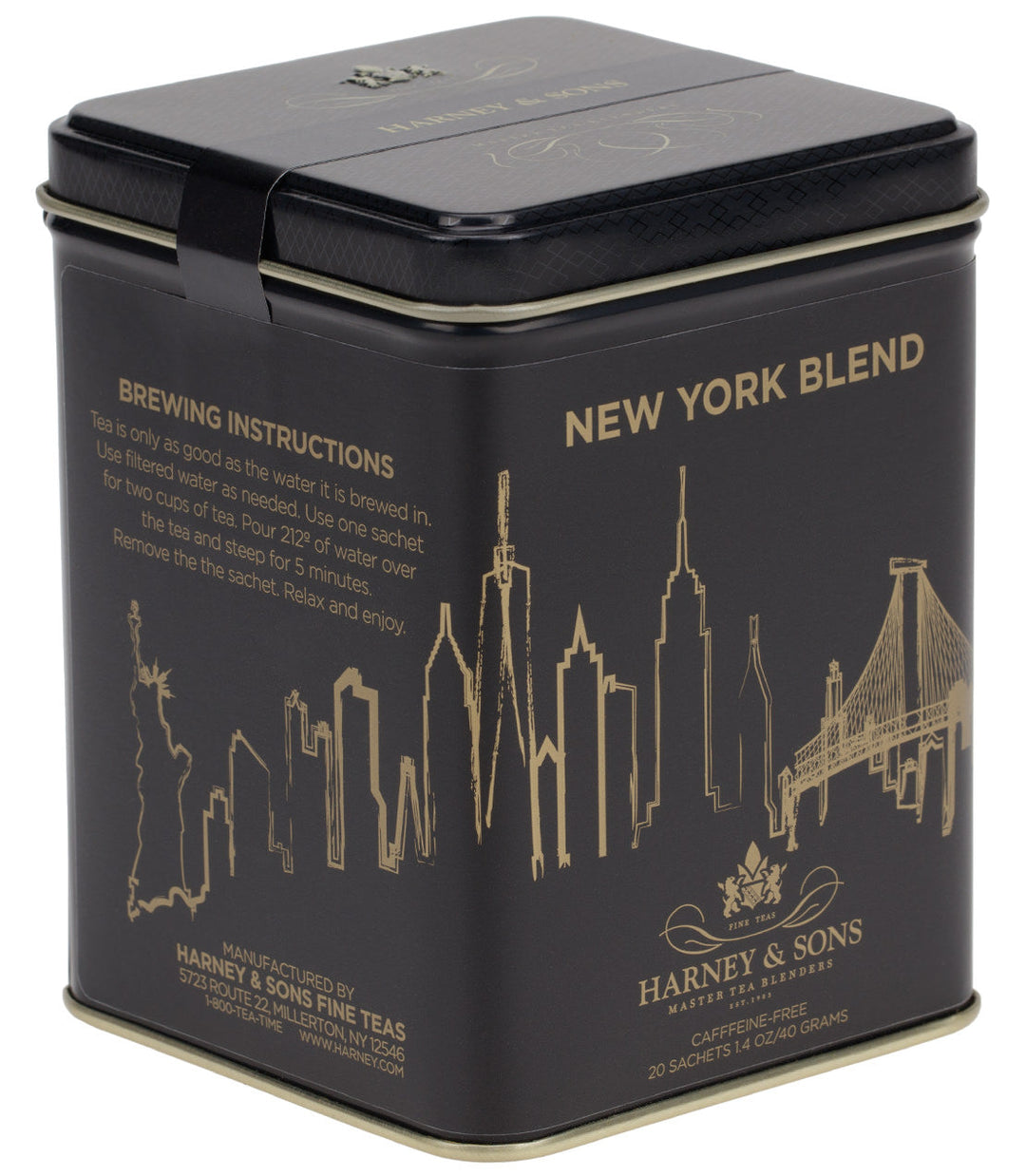 New York Blend Tea Tin of 20 Sachets Tin
