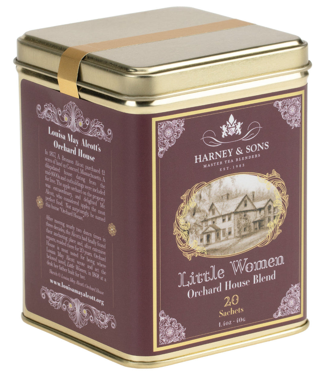 Little Women Orchard House Tea Blend, Tin of 20 Sachets