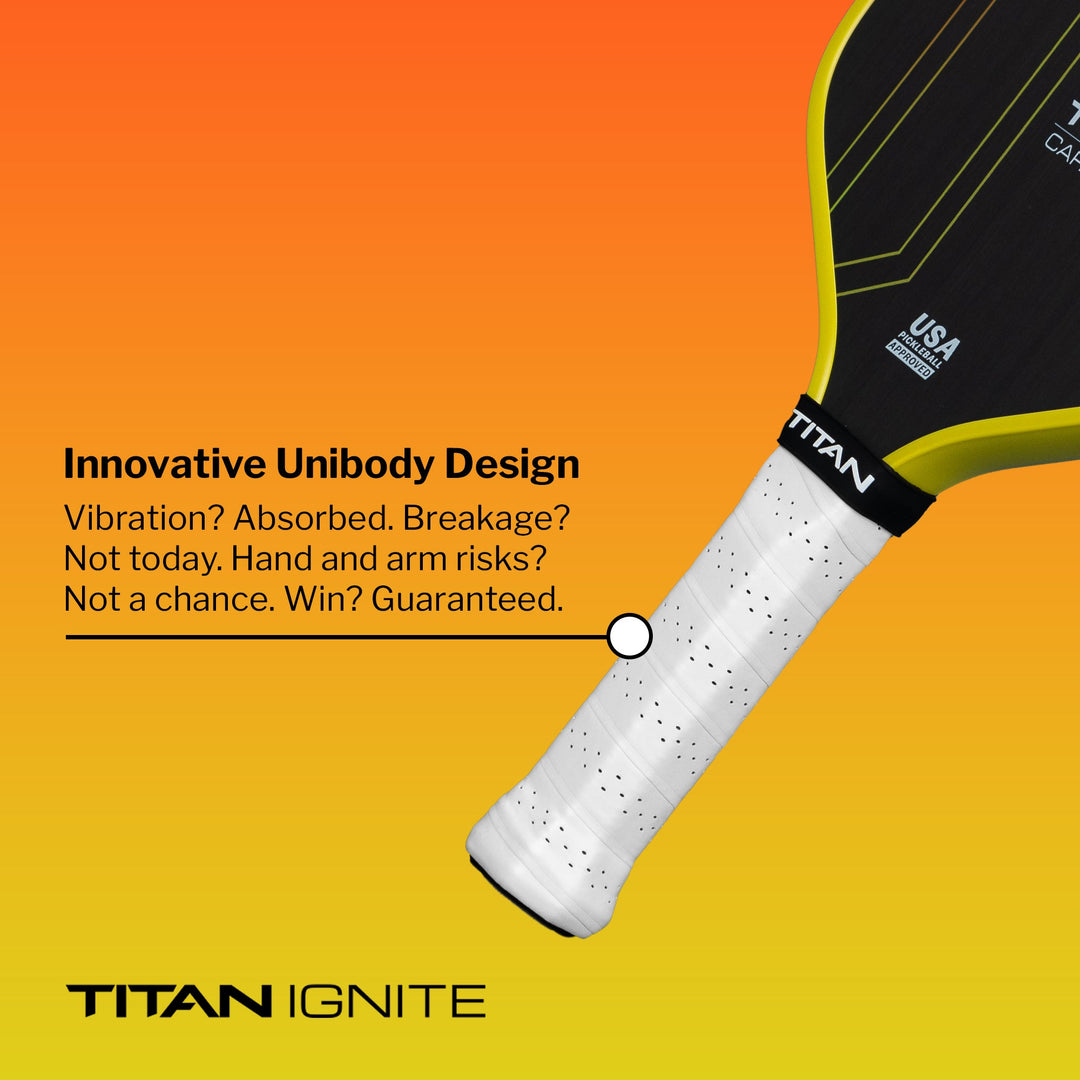 Titan Ignite 16L Pickleball Paddle Design.