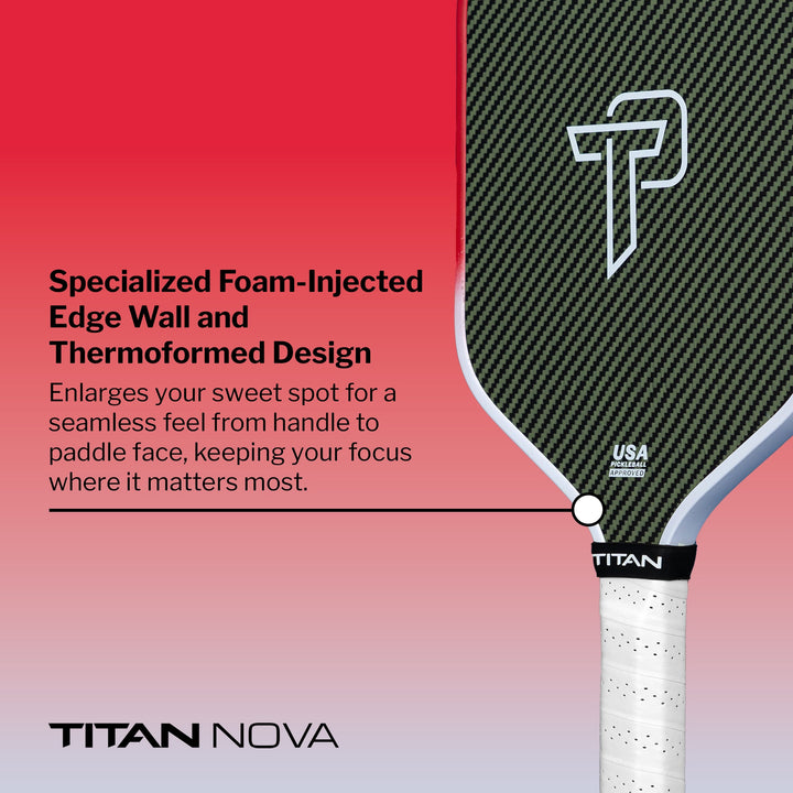 Titan Nova 14L Pickleball Paddle Description.