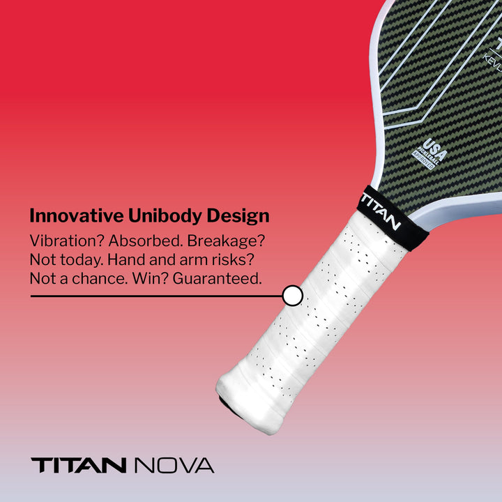 Titan Nova 14L Pickleball Paddle Design.
