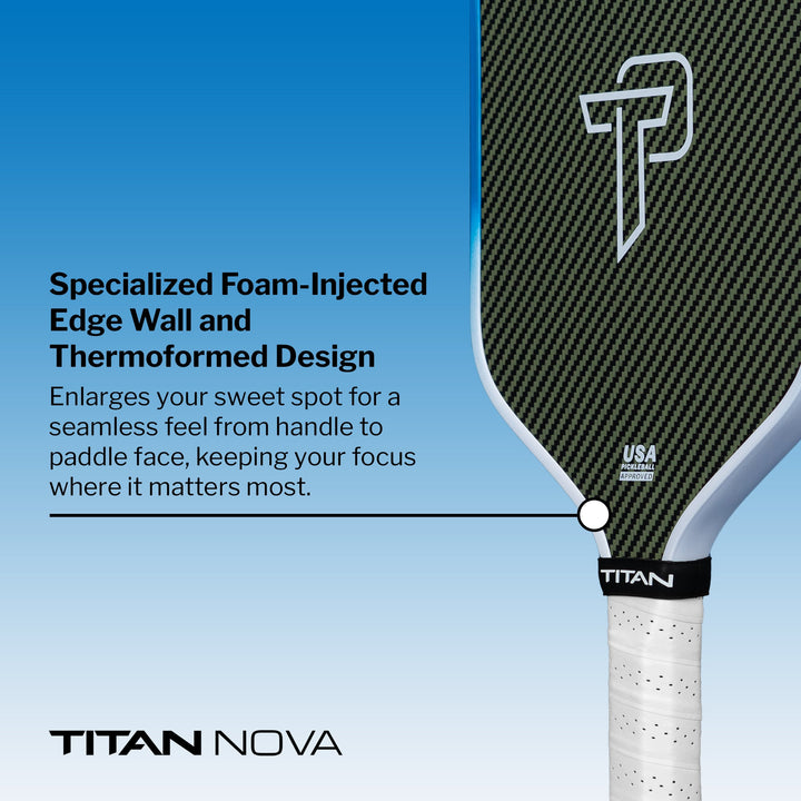 Titan Nova 16L Pickleball Paddle Description.