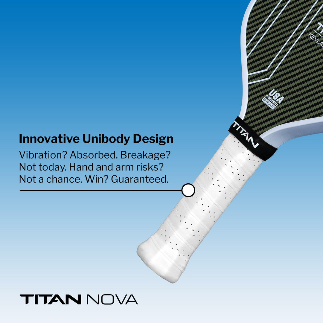 Titan Nova 16L Pickleball Paddle Design.