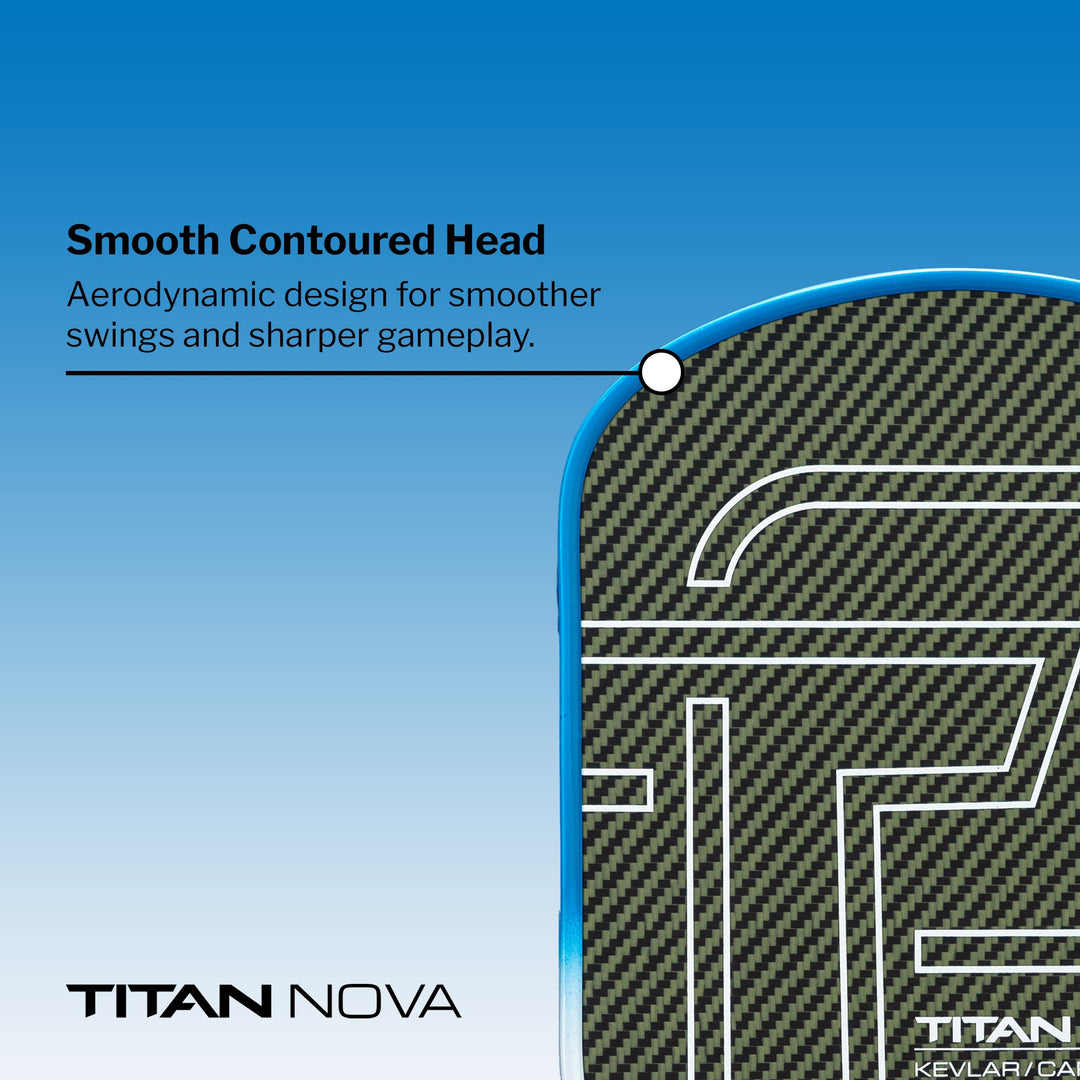 Titan Nova 16L Pickleball Paddle Detail.