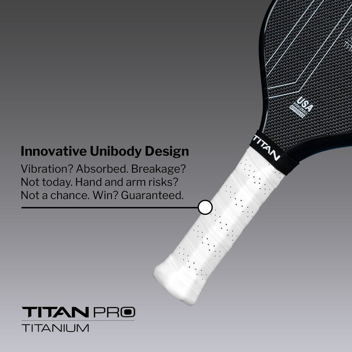 Titan Pro Titanium 14L Pickleball Paddle Innovative Detail.