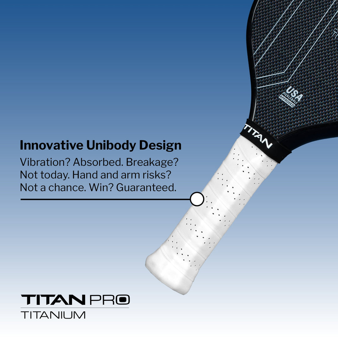 Titan Pro Titanium 16L Pickleball Paddle Innovative.