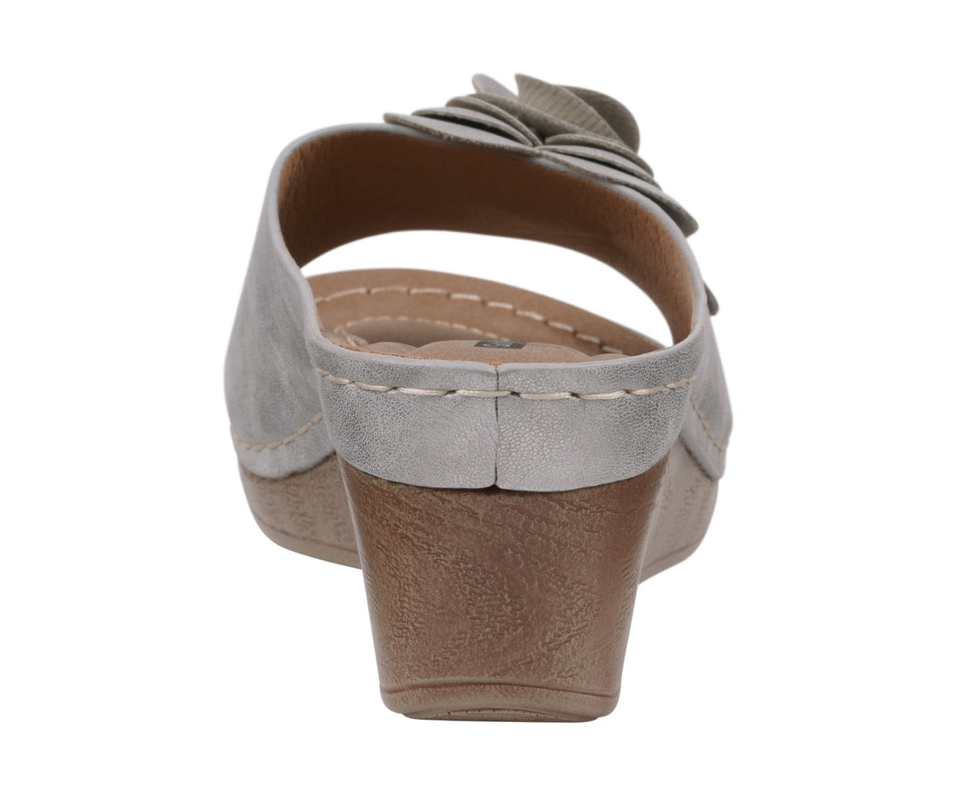 Women's Tokyo Silver Wedge Sandals
