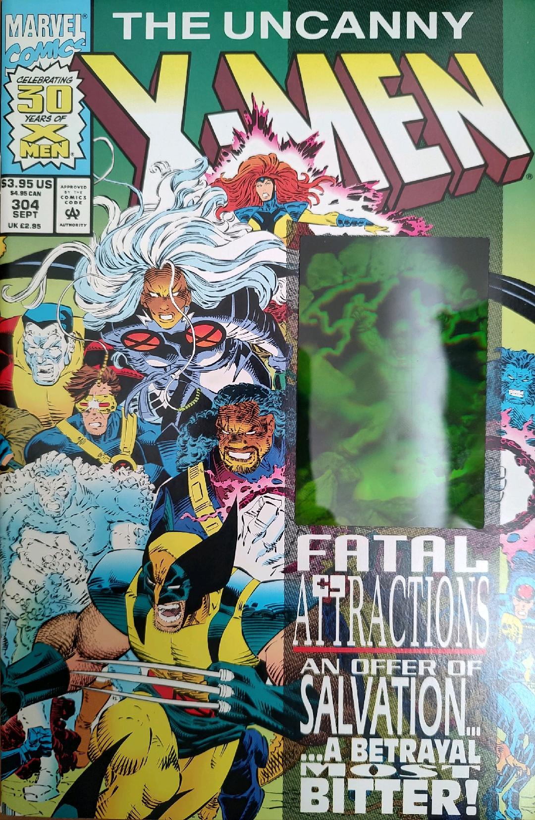 Uncanny X-Men #304 Comic Book Cover