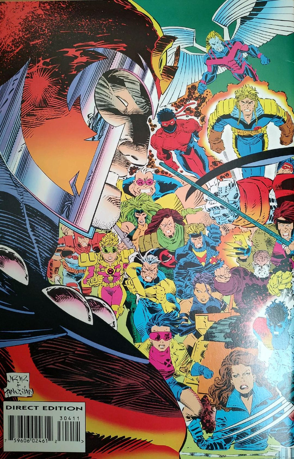 Uncanny X-Men #304 Comic Book Back Cover