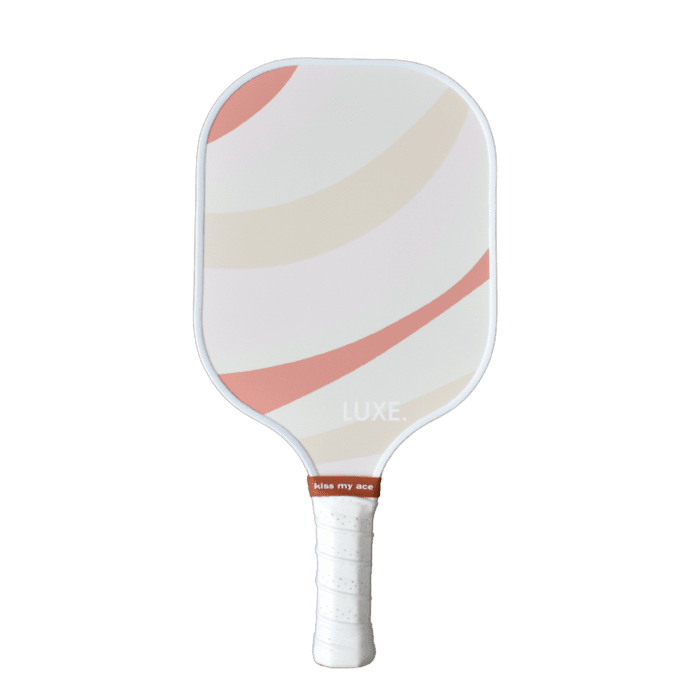 Pink and Rust Pickleball Paddle