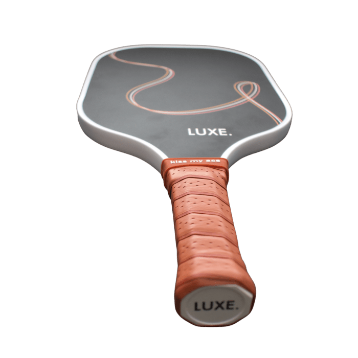 Black Squiggle Pickleball Paddle