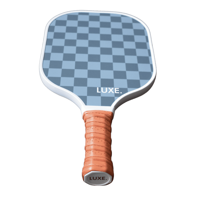 Blue Checker Pickleball Paddle