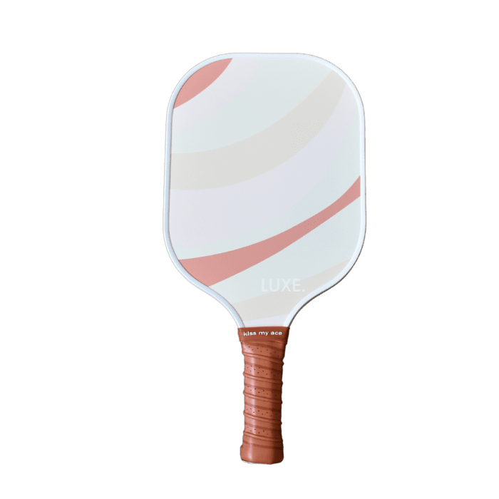 Pink and Rust Pickleball Paddle