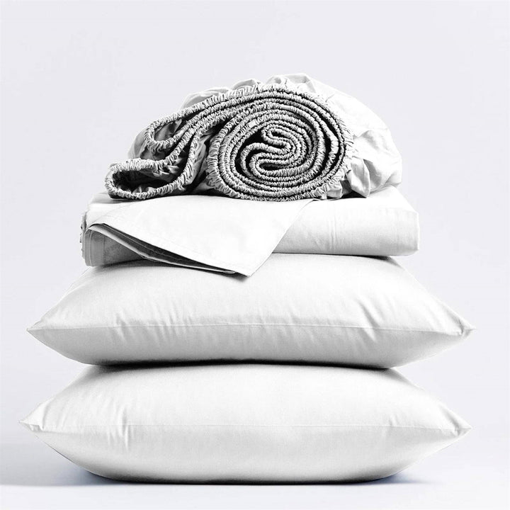 Full Size White 100-Percent Certified Organic Cotton Sheet Set