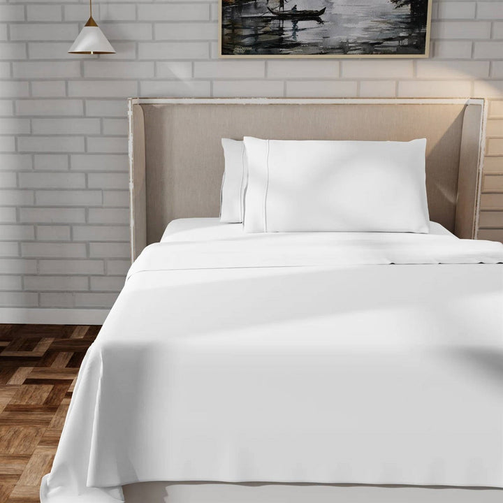 Full Size White 100-Percent Certified Organic Cotton Sheet Set