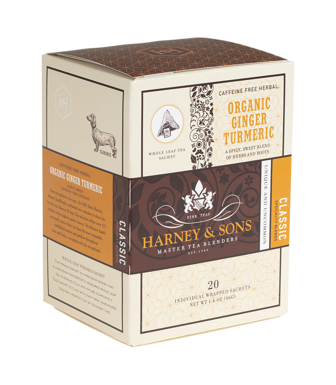 Organic Ginger Turmeric Tea Box