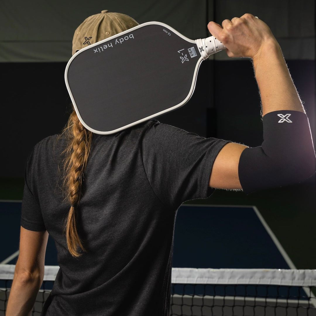 X1 Pickleball Paddle USAP Approved with Model.