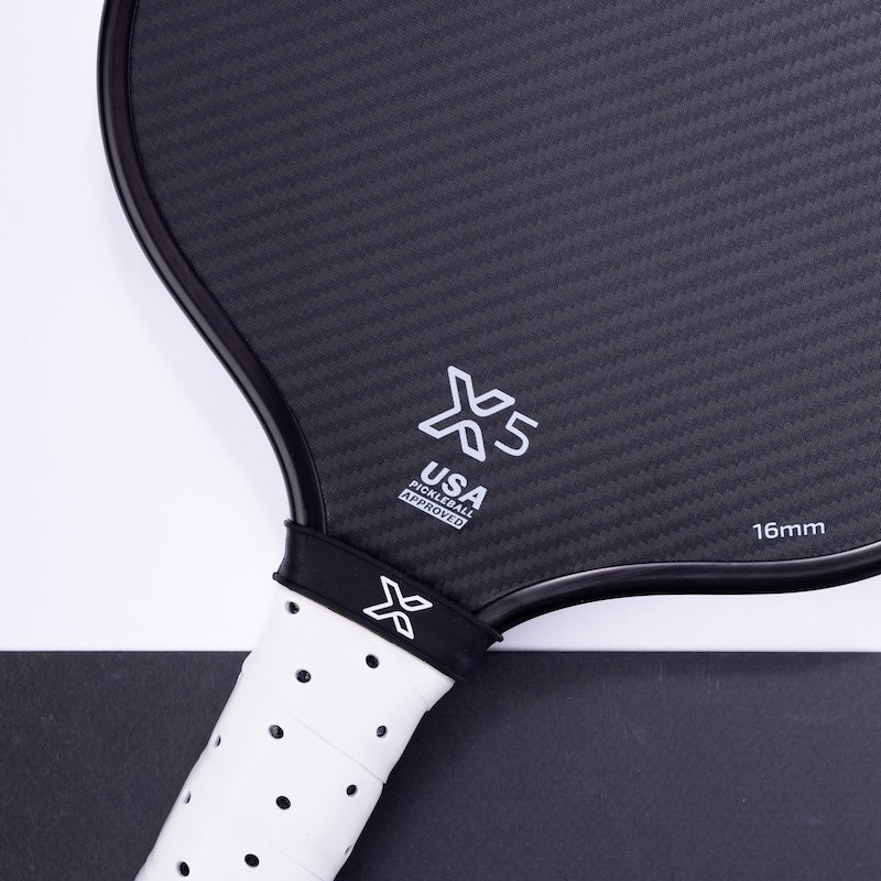 X5 Kevlar Pickleball Paddle USAP Approved Closeup.