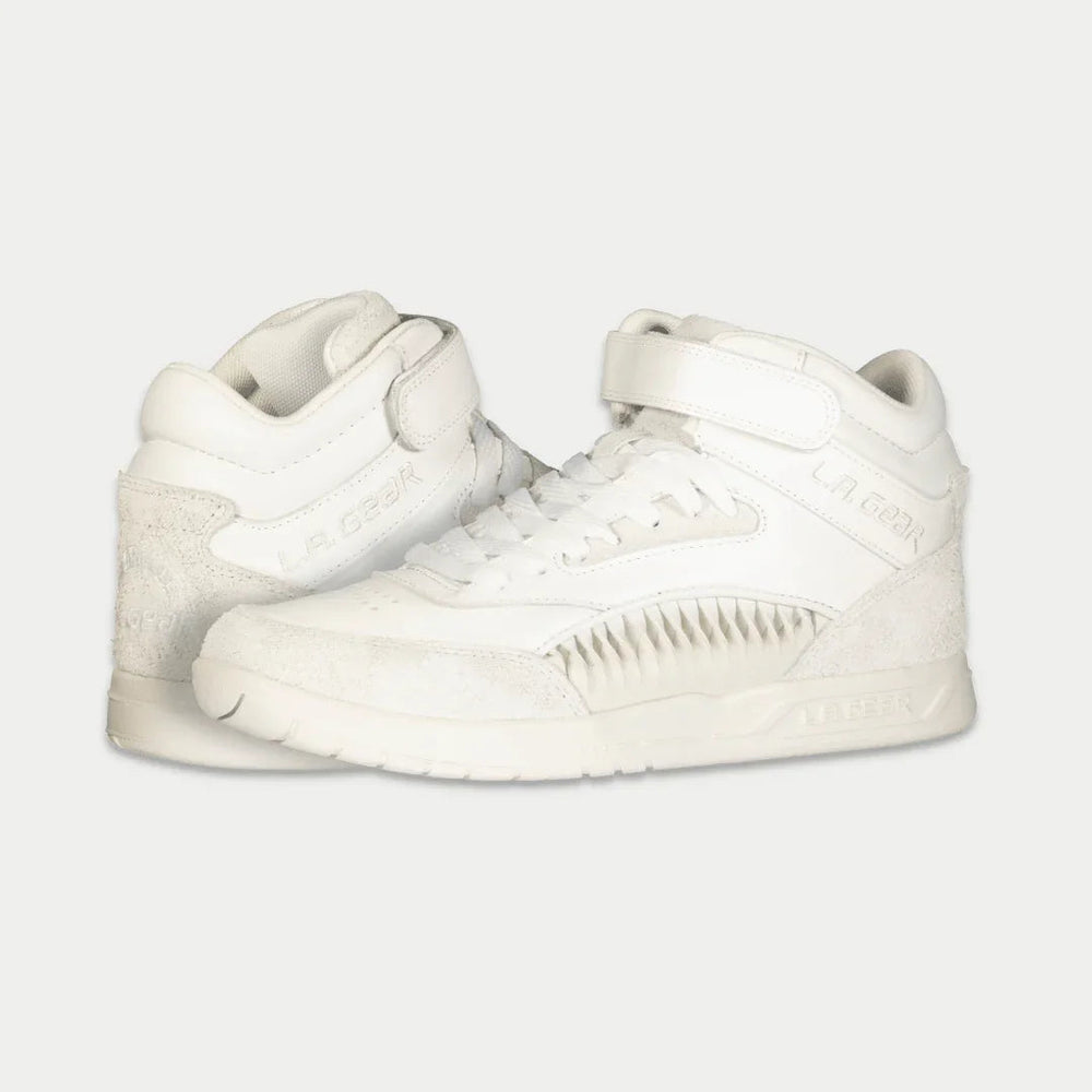 LA Gear Men's Flame Retro High-top White