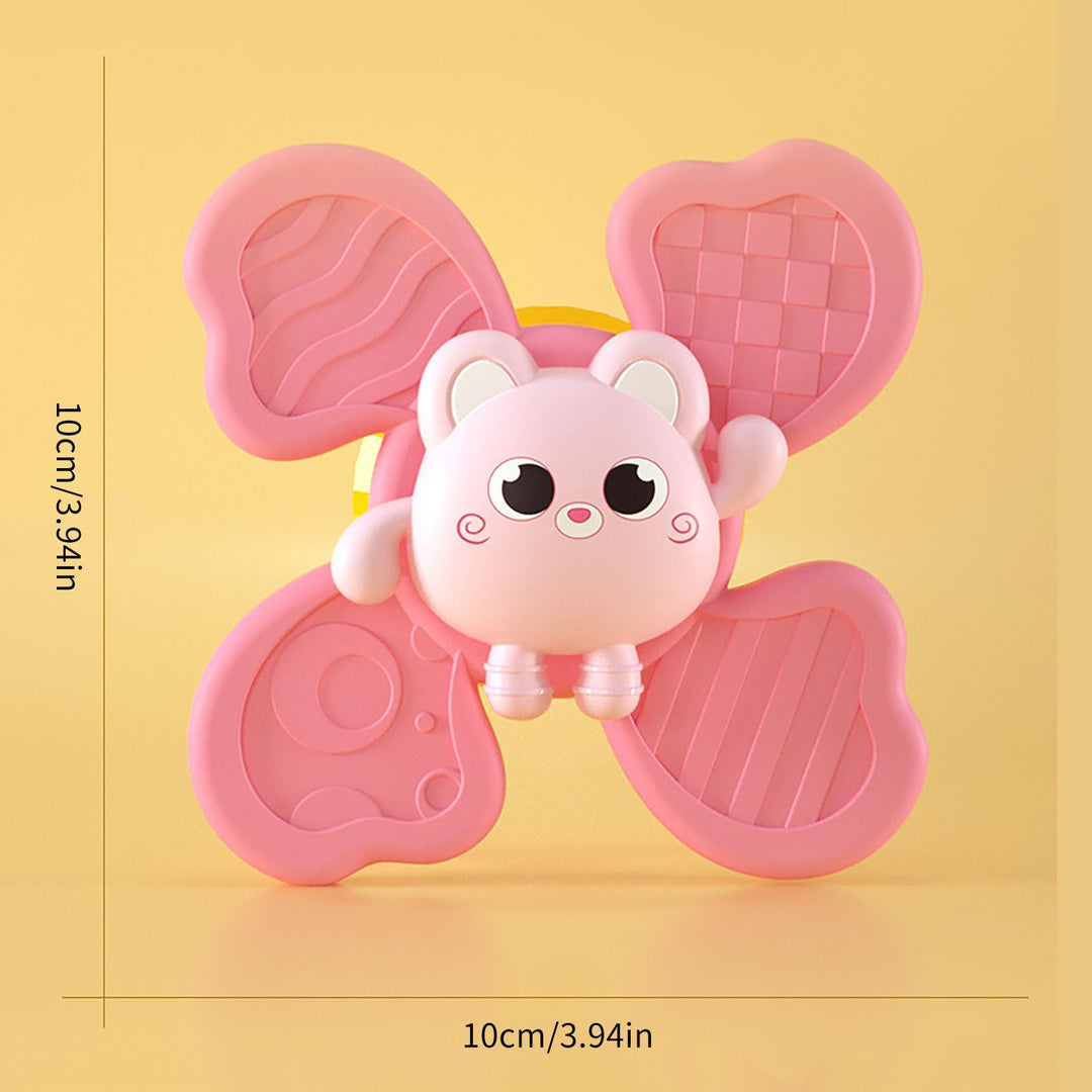 Baby Bath Spinning Top Toy – Suction Cup Spinner with Music and Animal Designs