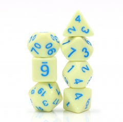 Egg Shell Robin 7-Dice Set