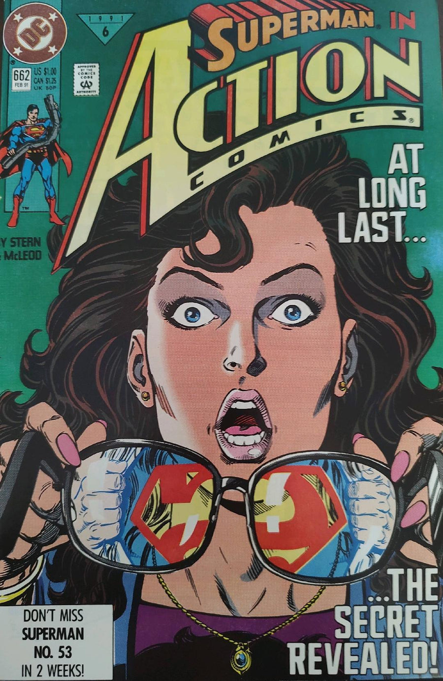 Action Comics #662 Comic Book Cover