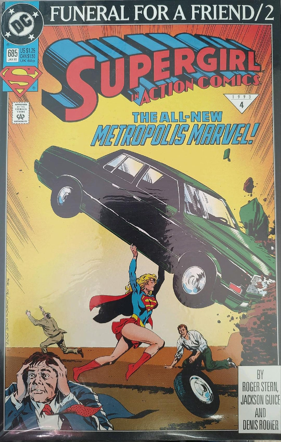 Action Comics #685 Comic Book Cover