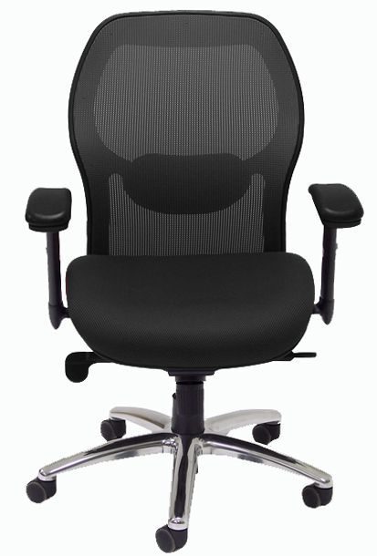 Advanced Ergonomic Black Mesh Back Ultra Office Chair Front