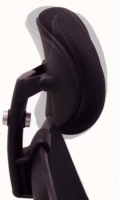 Advanced Ergonomic Black Mesh Back Ultra Office Chair w/Headrest Head Rest Adjusting