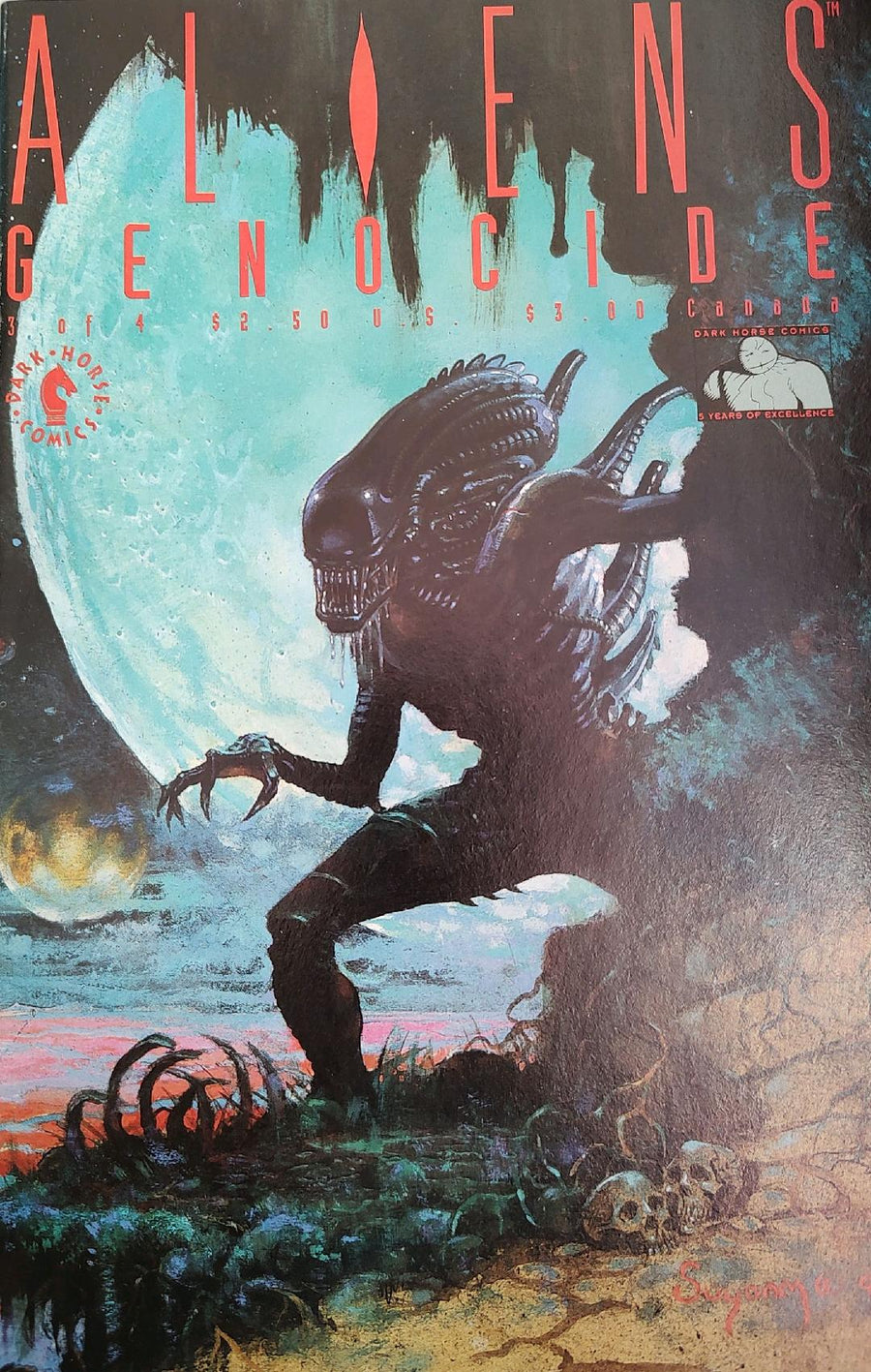 Aliens Genocide #3 Comic Book Cover