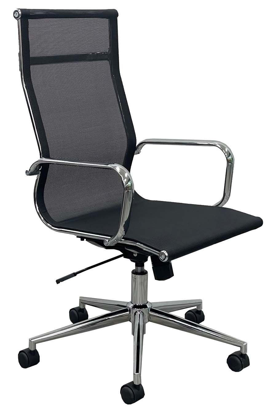 All Mesh High Back Conference Chair in Black