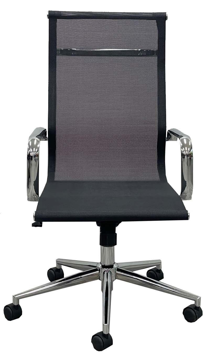 All Mesh High Back Conference Chair in Black Front