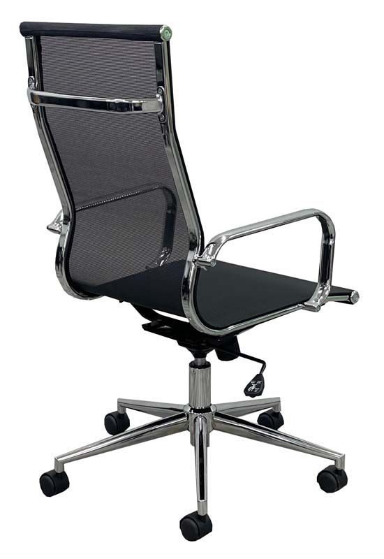 All Mesh High Back Conference Chair in Black Back View