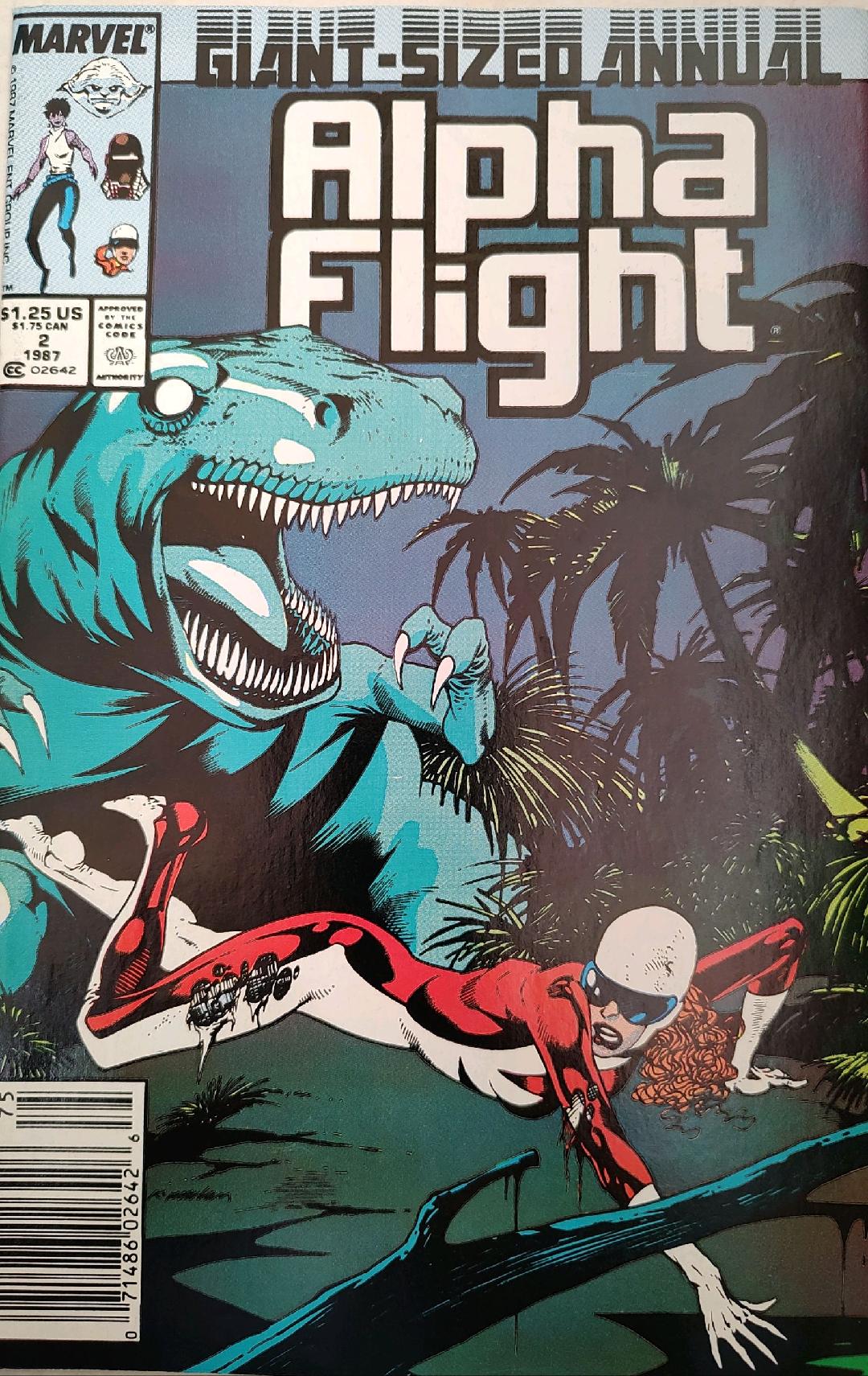 Alpha Flight Annual #2 Comic Book Cover