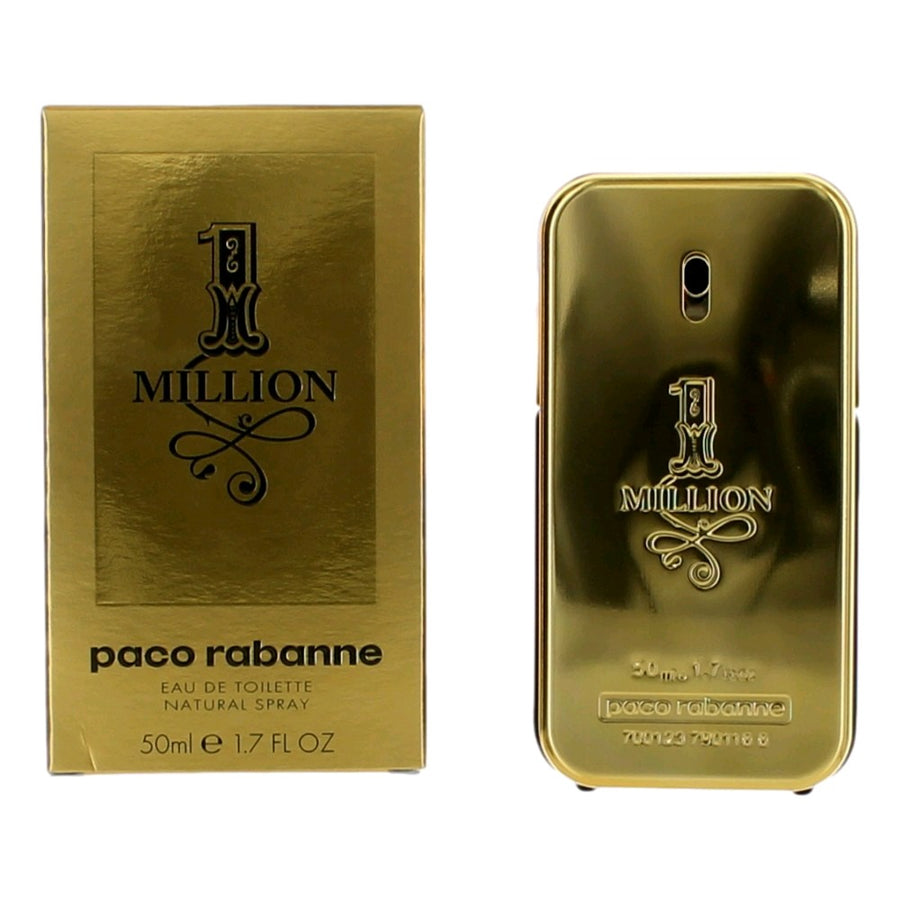 1 Million by Paco Rabanne, 1.7 oz Eau De Toilette Spray for Men