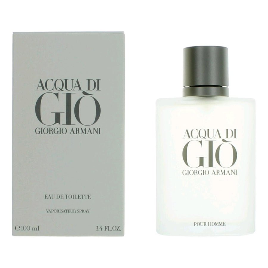 Acqua Di Gio by Giorgio Armani, 3.4 oz. Eau De Toilette Spray for Men