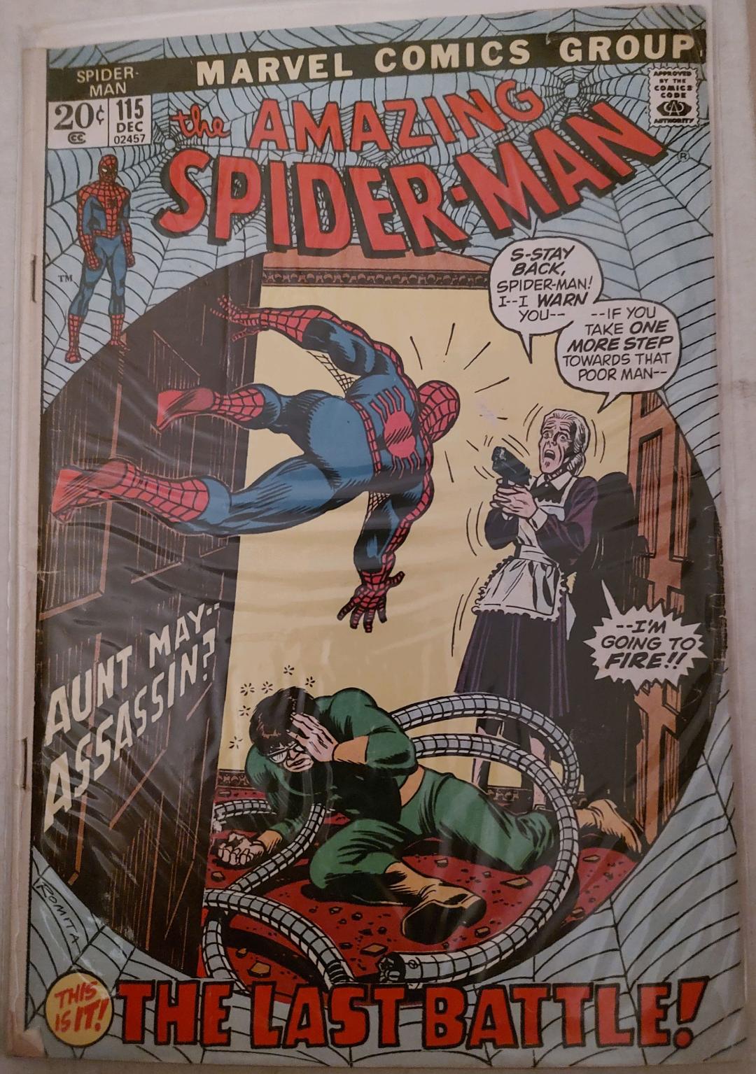 The Amazing Spiderman #115 Comic Book Cover