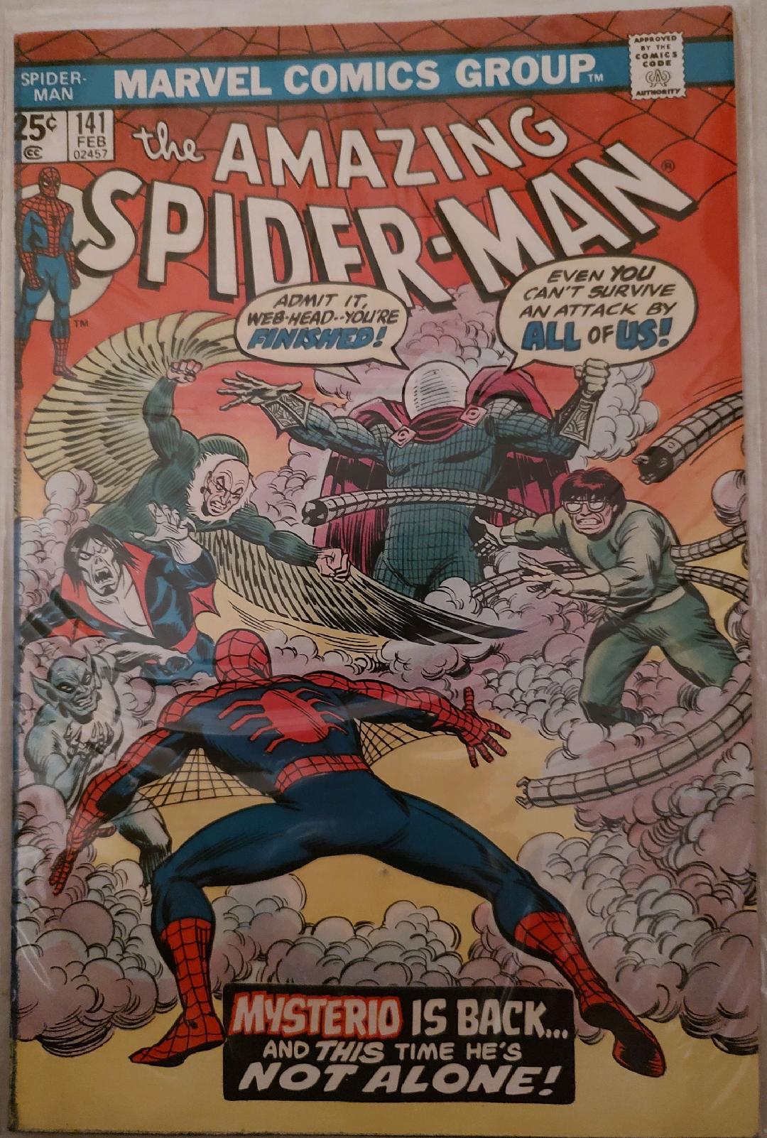 The Amazing Spiderman #141 Comic Book Cover