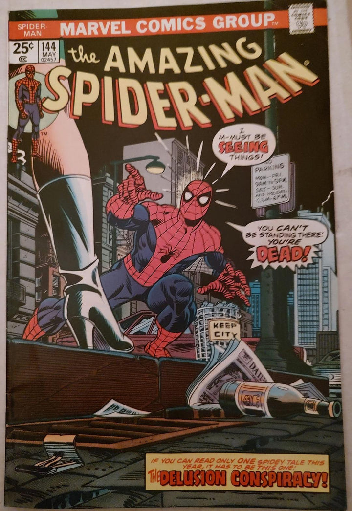 The Amazing Spiderman #144 Comic Book Cover