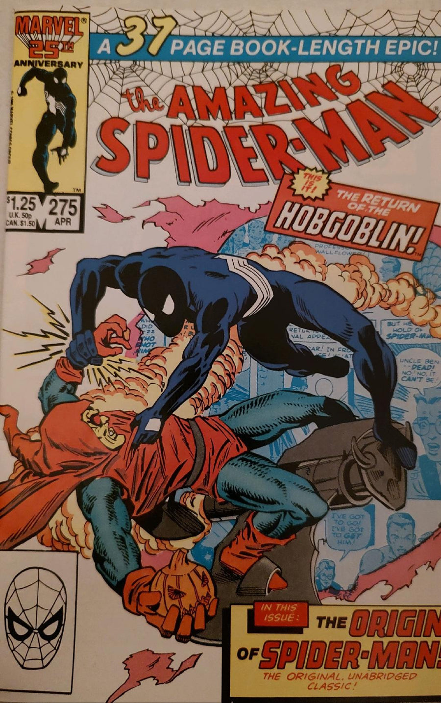 The Amazing Spiderman #275 Comic Book Cover