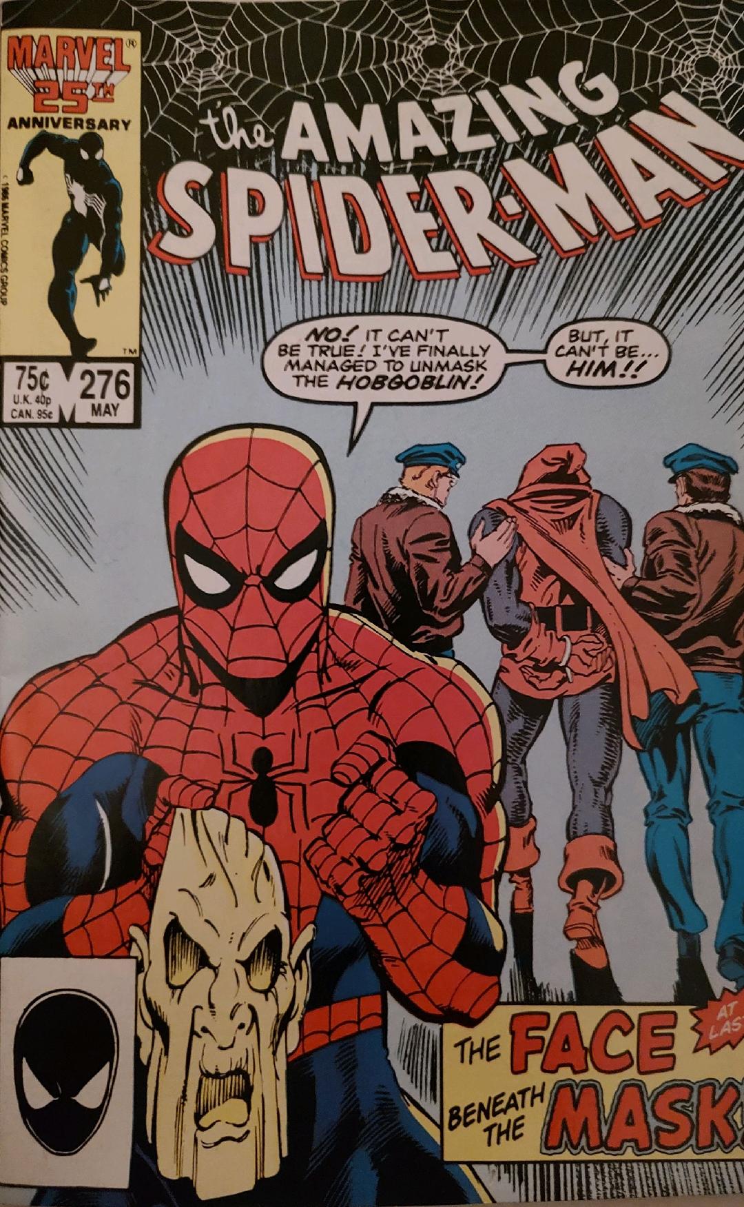 The Amazing Spiderman #276 Comic Book Cover