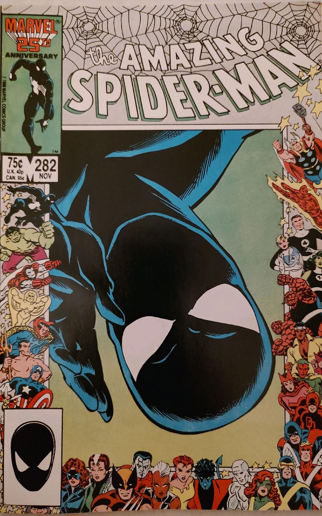 The Amazing Spiderman #282 Comic Book Cover