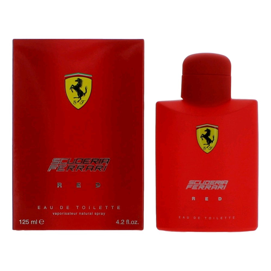 Ferrari Red by Scuderia Ferrari, 4.2 oz Eau De Toilette Spray for Men