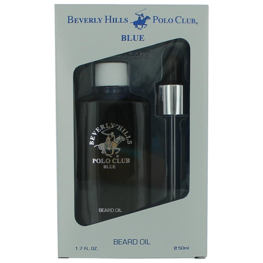 BHPC Blue by Beverly Hills Polo Club, 1.7 oz. Beard Oil for Men