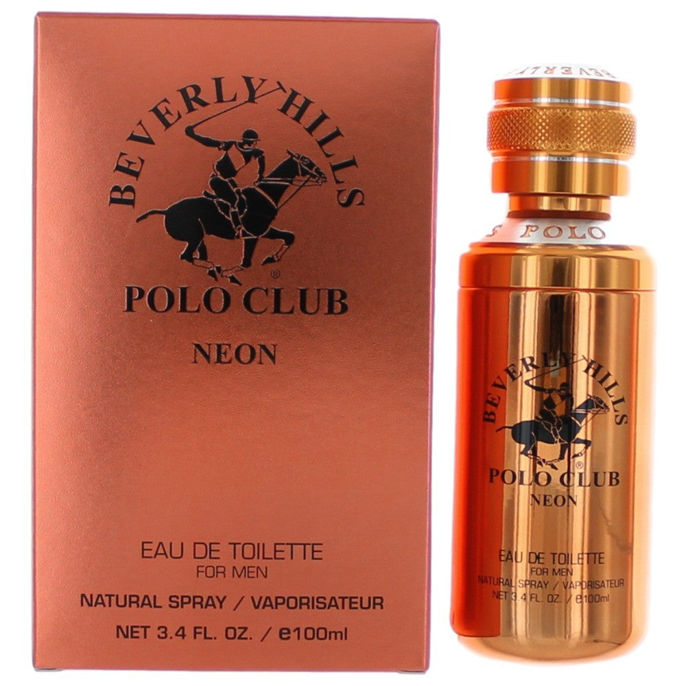 BHPC Neon by Beverly Hills Polo Club, 3.4 oz. Eau De Toilette Spray for Men