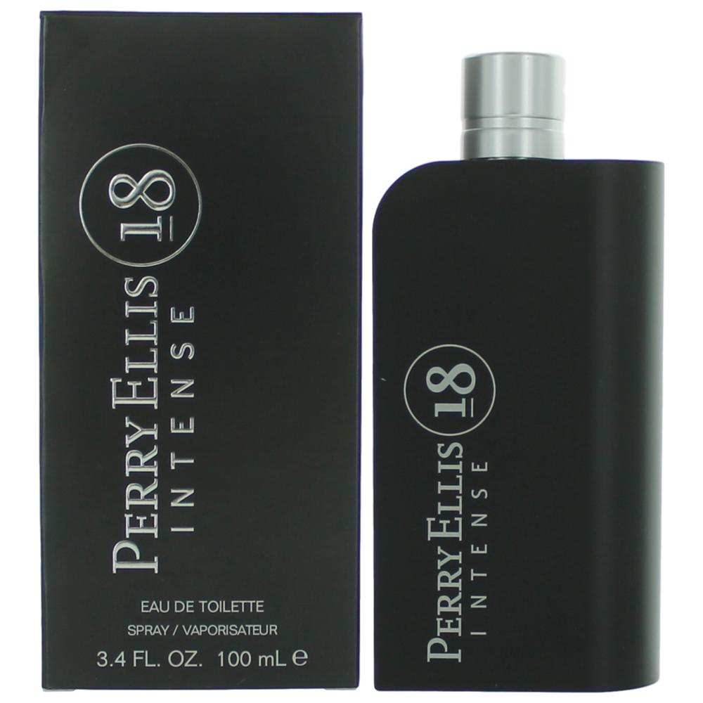 Perry Ellis 18 Intense by Perry Ellis, 3.4 oz Eau De Toilette Spray for Men