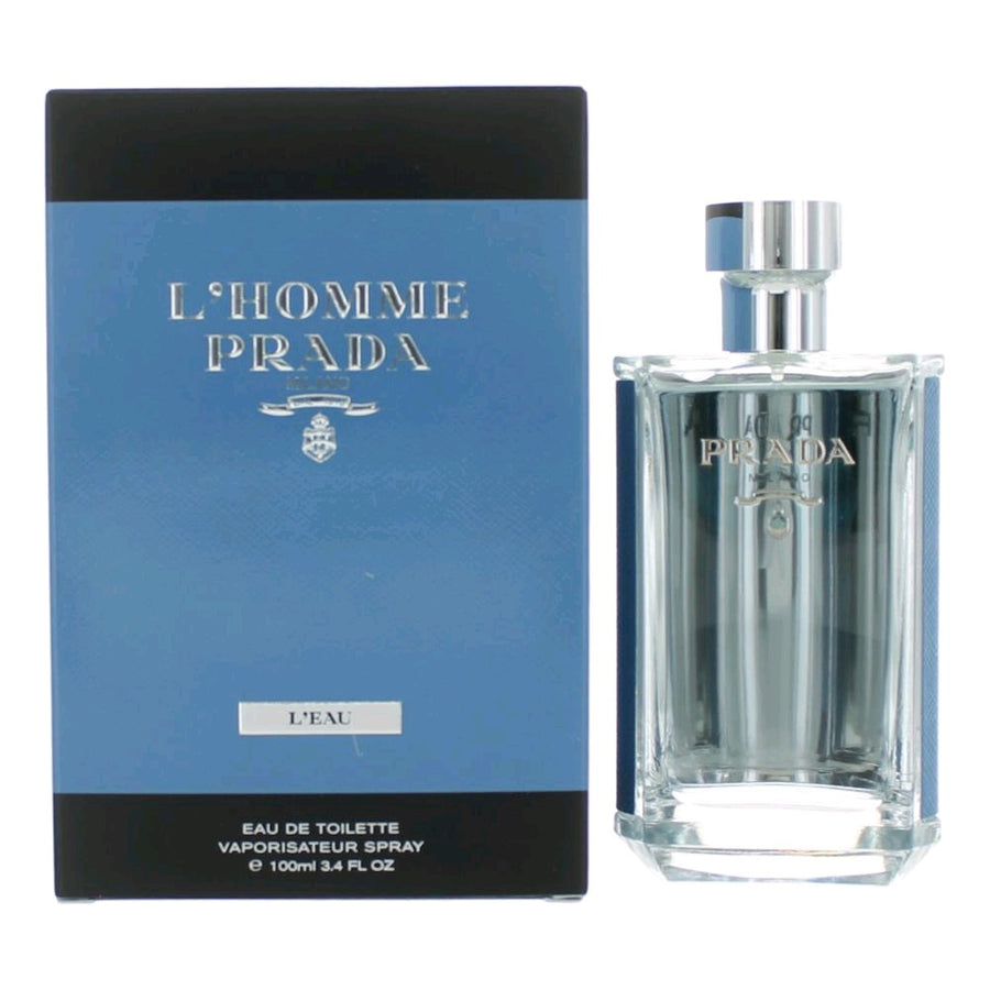 L'Homme Prada L'eau by Prada, 3.4 oz. Eau De Toilette Spray for Men