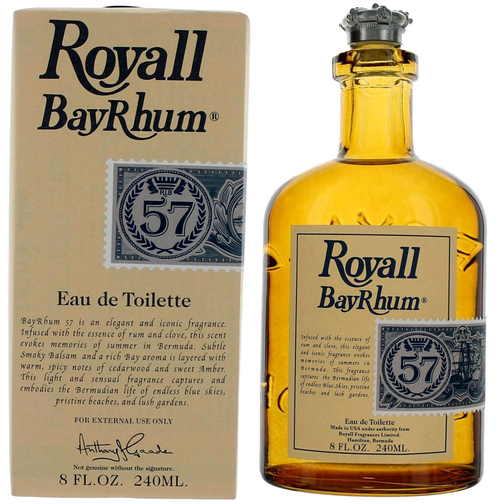 Royall BayRhum 57 by Royall Fragrances, 8 oz. Eau De Toilette Splash for Men