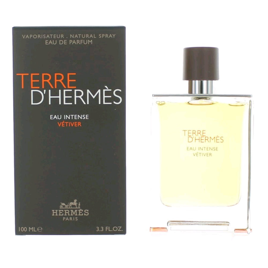 Terre D'Hermes Eau Intense Vetiver by Hermes, 3.3 oz. Eau De Parfum Spray for Men